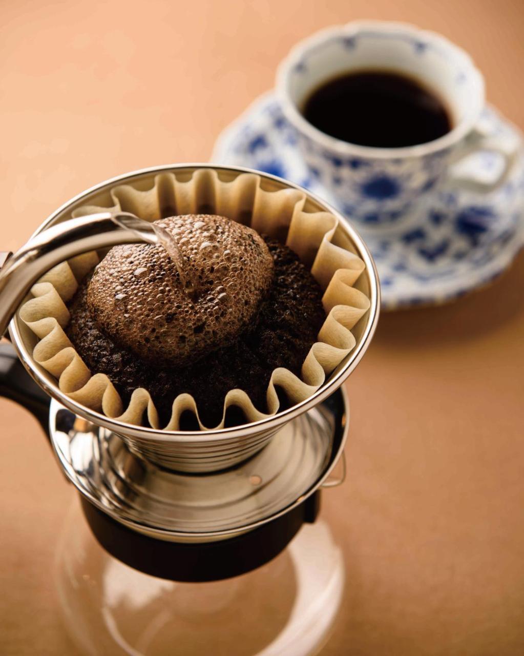 Hotel Okura Fukuoka Fukuoka  Exterior photo Coffee being brewed with a Kalita coffee filter
